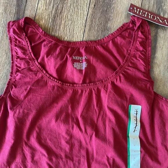 Merona Women's Red Tank Top - Picture 2 of 2